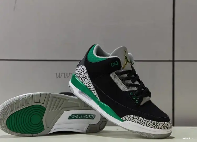 Materials Retail Retro Ready Green Ship Pine GOD PK Jordan 3 to 0603